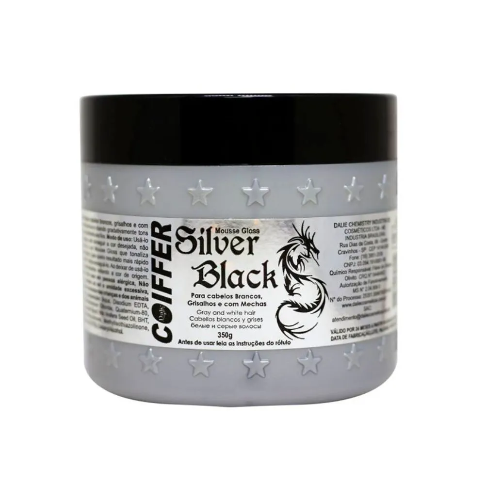 Mousse Gloss Coiffer Silver Black 350g