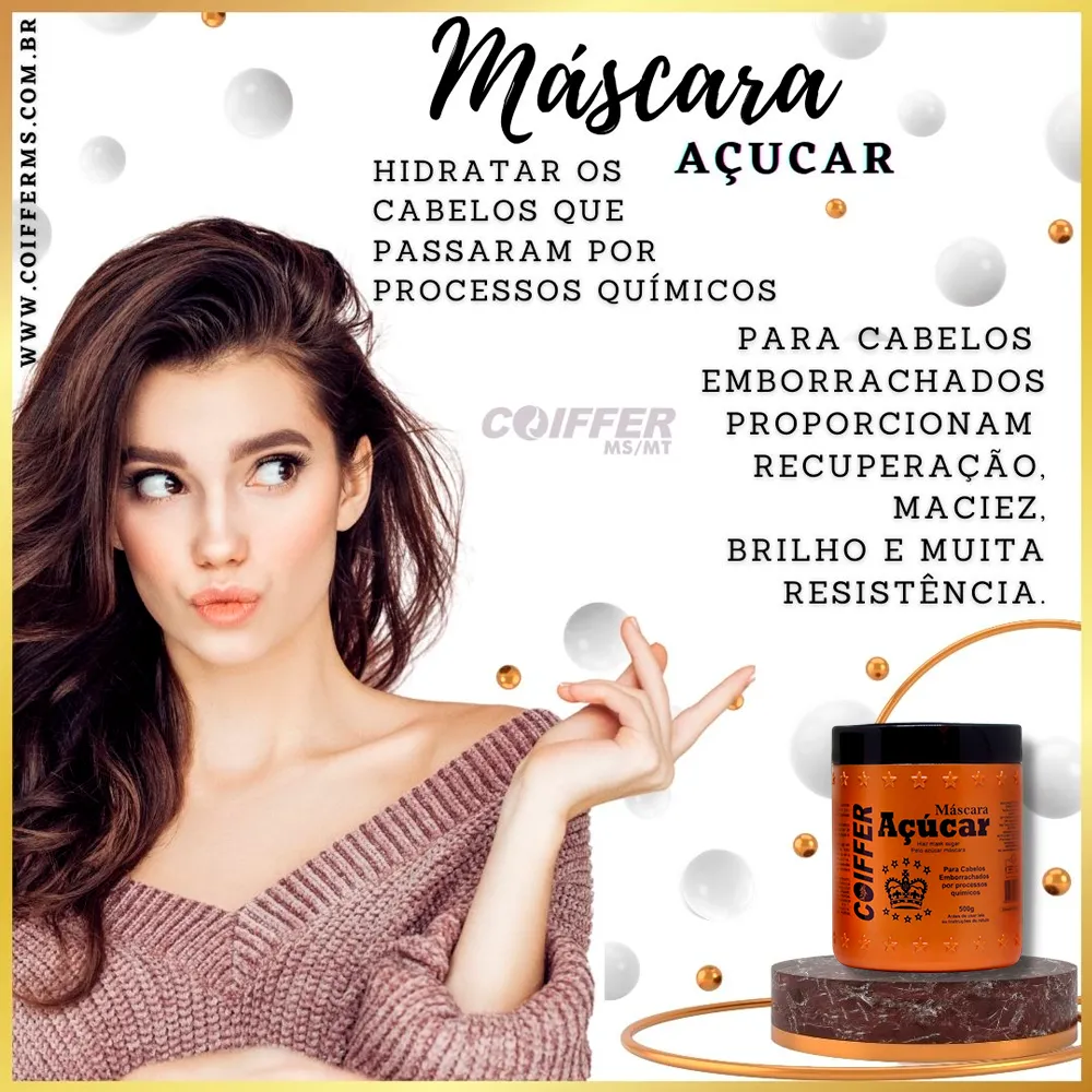 Máscara Coiffer Açúcar 500g 2